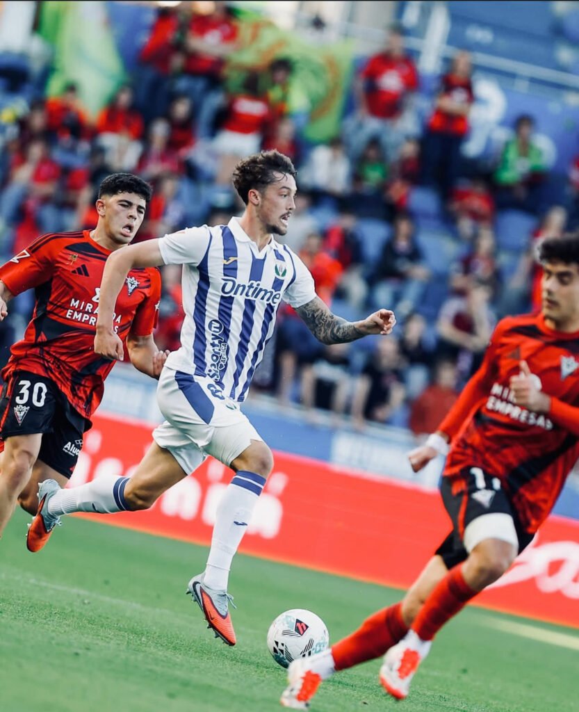 Mirandés vs Leganés. Foto Leganés