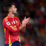 Ferran Torres durante el partido de España contra Georgia | Foto: RFEF