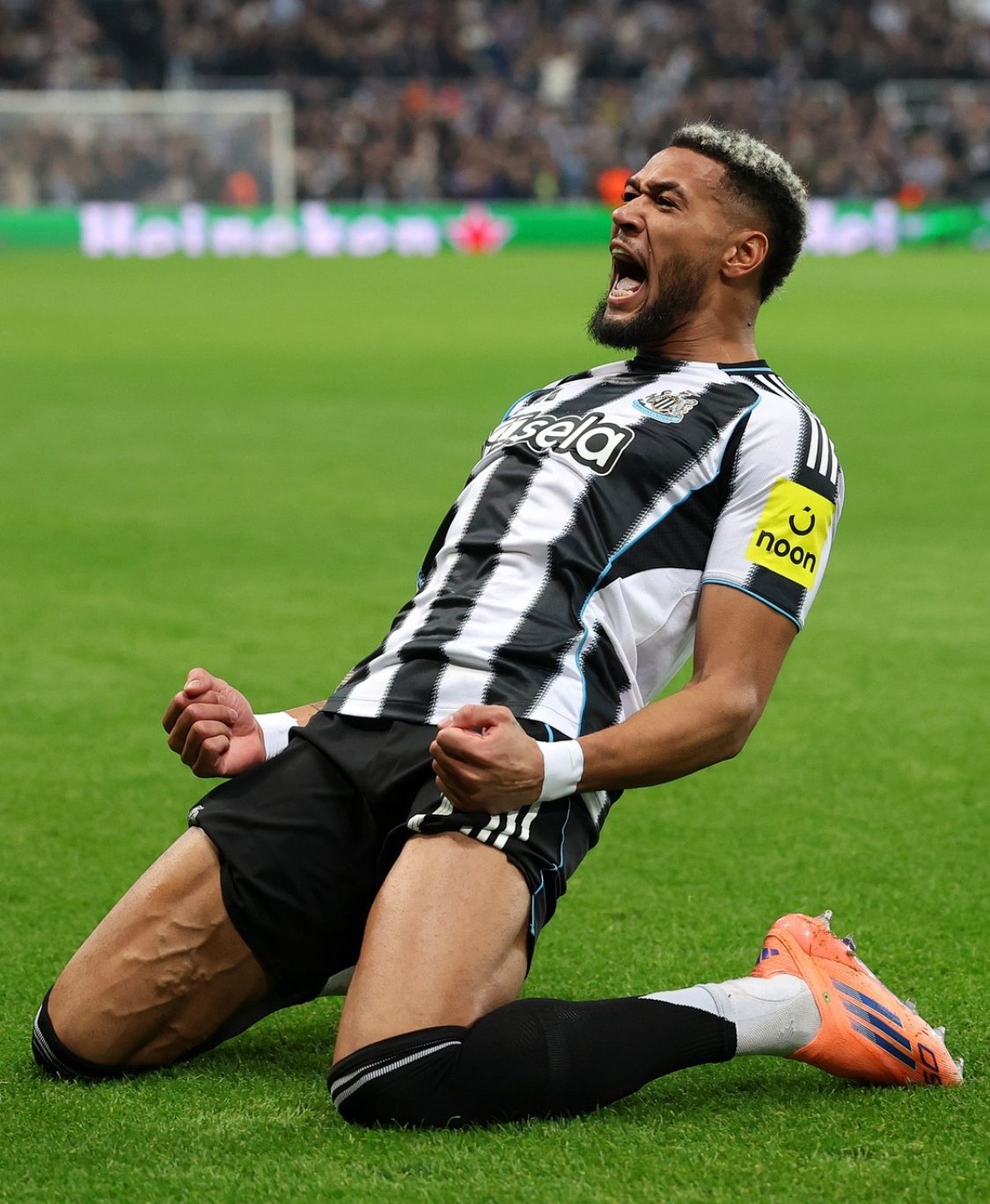 Joelinton celebrando. Foto de Newcastle Fc.