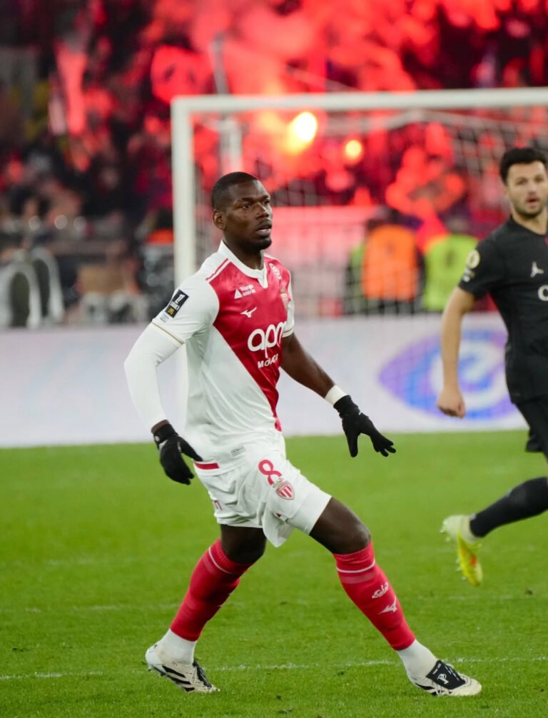 Pogba frente al PSG. Foto: AS Mónaco.