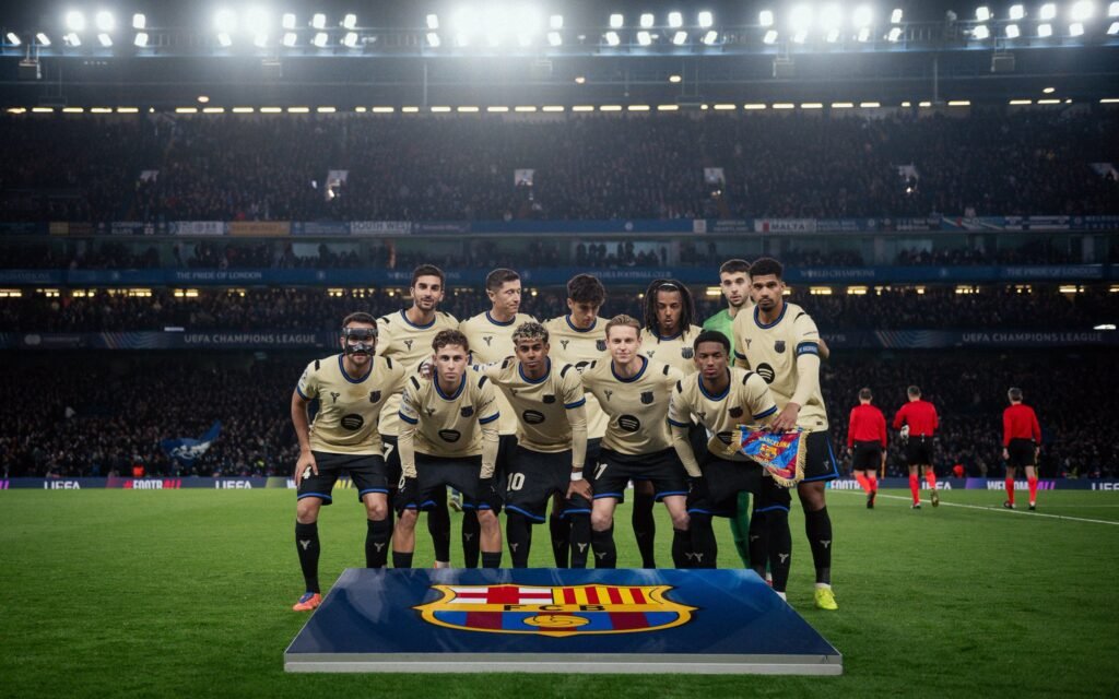 El XI del Barcelona ante el Chelsea/Foto: Barcelona