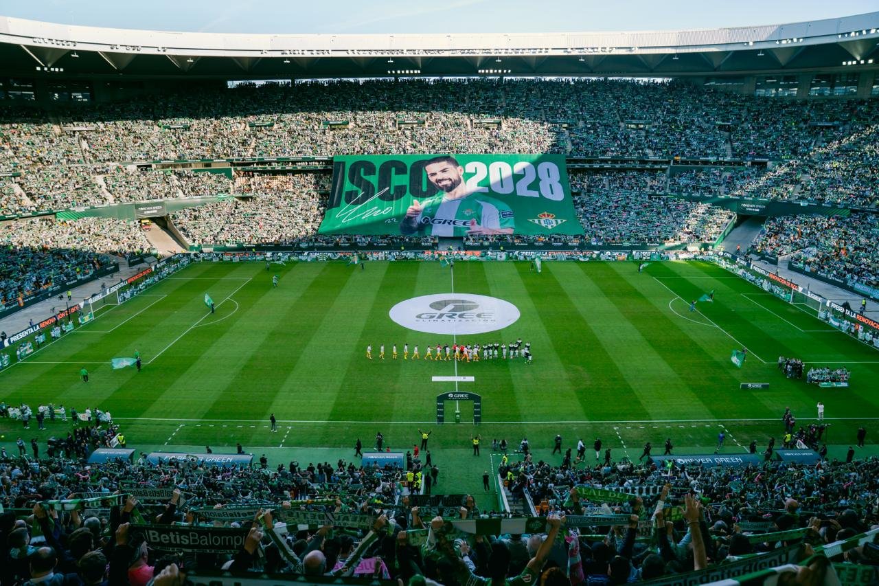 Isco renueva hasta 2028. Foto Vía X (@RealBetis).