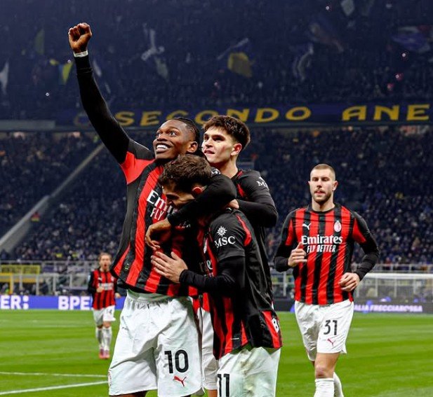 Celebración del AC Milan tras el gol. FOTO: AC Milan