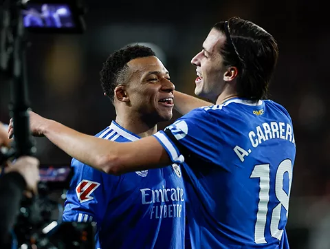 Mbappé y A.Carreras | Foto: RM