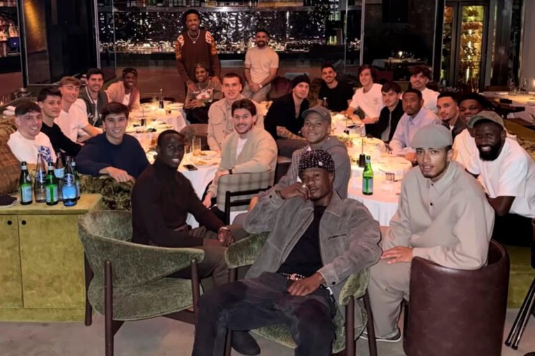 Cena Del Real Madrid | Foto: Instagram Vinicius JR. |