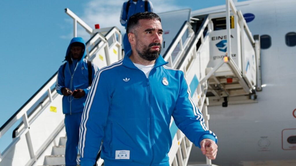 Carvajal. Foto Vía X (@realmadrid).