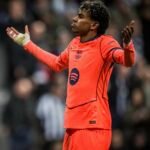 Celebración gol de Lamine Yamal. Foto de FC Barcelona.