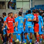 Interrupción del partido por supuestos insultos de Mestanza a Pedraza | Foto: Paula Cárdenas