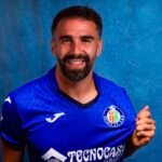 Carvajal con la camiseta del Getafe CF