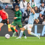 Choque entre RC Celta y Real Betis. FOTO: RealBetis (X)